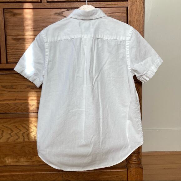 Polo Ralph Lauren White Button Down Short Sleeve Boys Size 8 - Picture 2 of 7